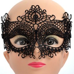 LaceMask-1 Black lace mask.