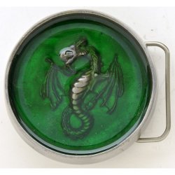 BK-793-Green Dragon in green resin