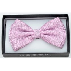 BOT-B26 Light Pink glitter bow tie