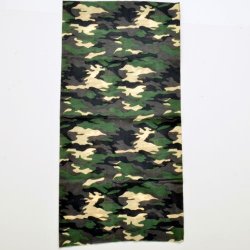 TUB-008 Camo print tube face mask