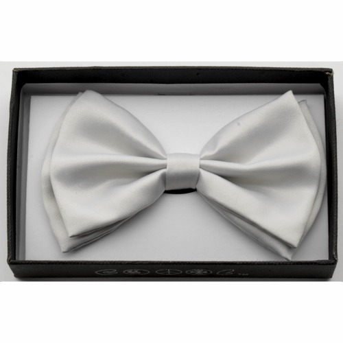 BOT-302 Light gray bow tie - Click Image to Close