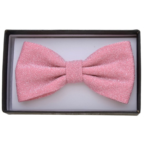 BOT-30A Pink Sparkle Bow tie - Click Image to Close