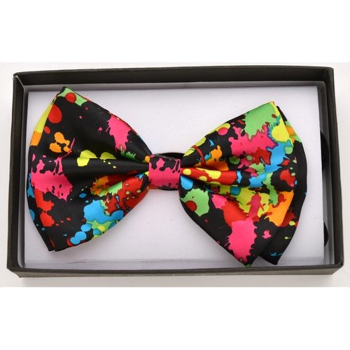 Bot-48 Multicolor Abstract Bow Tie - Click Image to Close