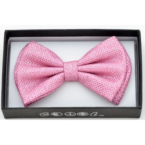 BOT-B25 Pink glitter bow tie - Click Image to Close