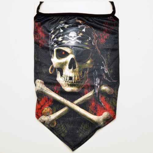 TUM-007 Pirate Skull print tube face mask - Click Image to Close