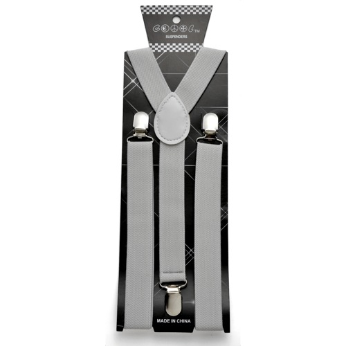 SP-302 Light gray suspenders - Click Image to Close